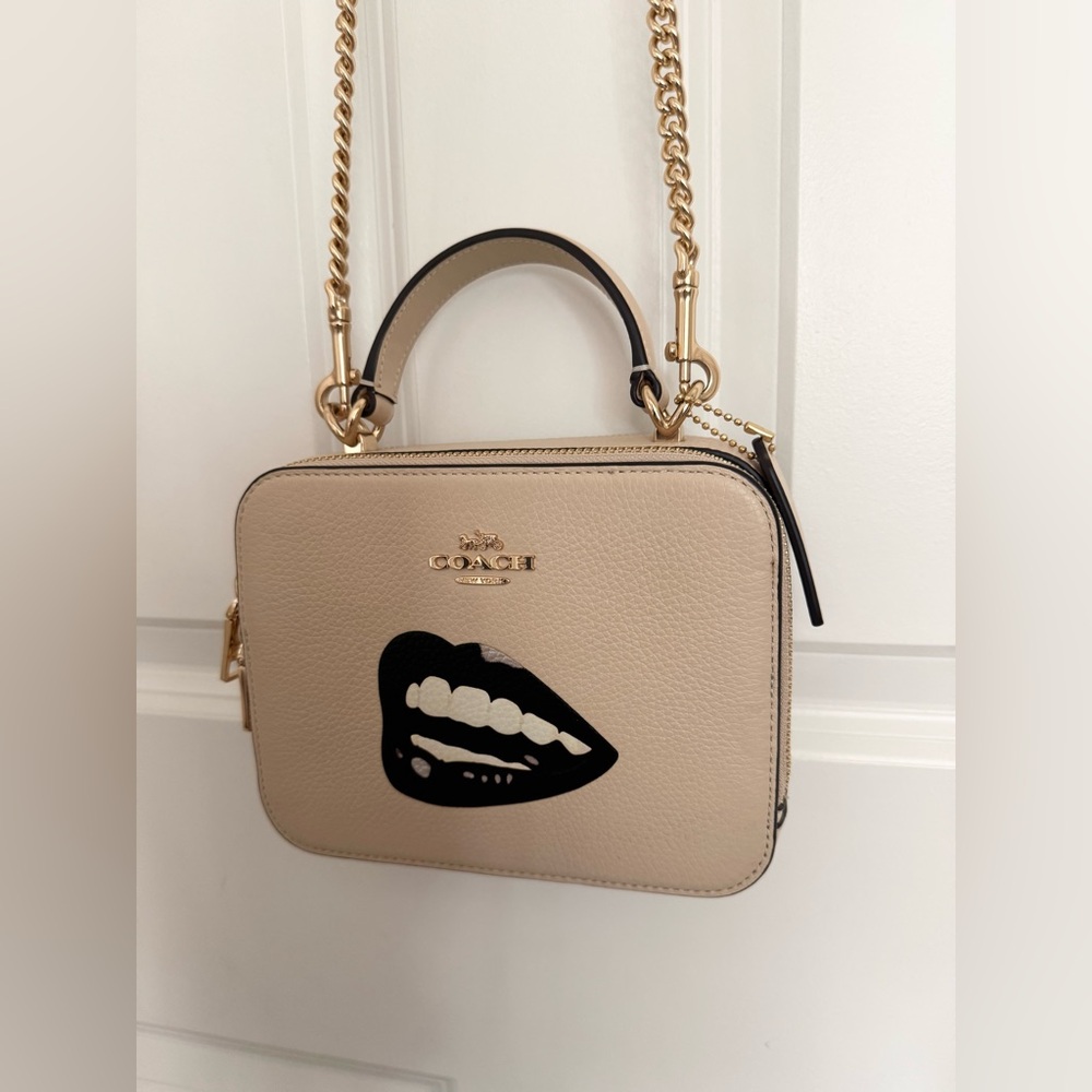 Coach Cream and Black Tom Wesselman Crossbody Bag - Picture 2 of 5